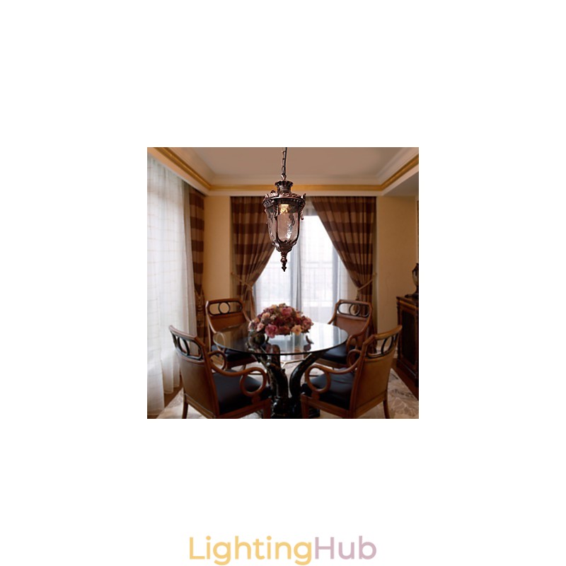 Antique Inspired Pendant Light with 1 Light