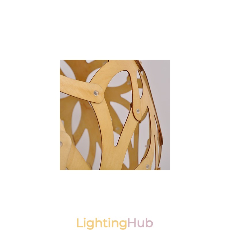 Retro Country Wood Bamboo Pendant Light