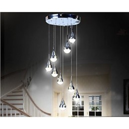 Lamps And Lanterns Stair Stage 9 Head Ceiling Lamp