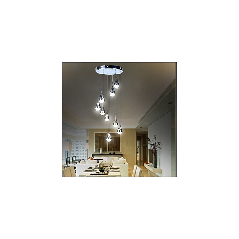Lamps And Lanterns Stair Stage 9 Head Ceiling Lamp