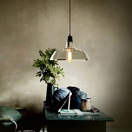 Vintage Electroplated Pendant Light Garage