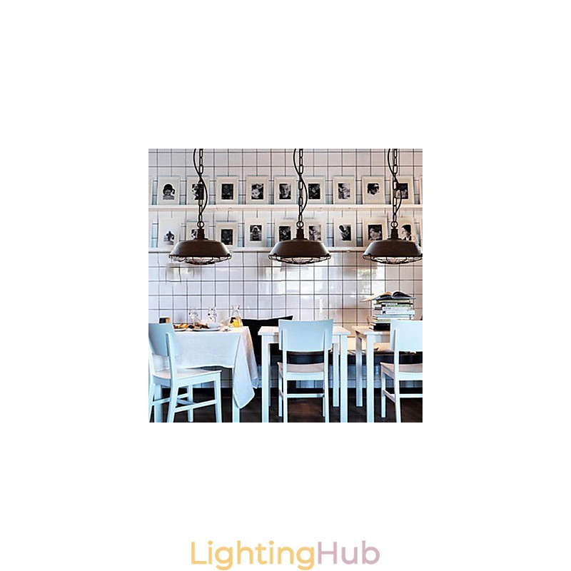 Wrought Iron Country Restoring Ancient Ways Single Head Droplight Lamp Light