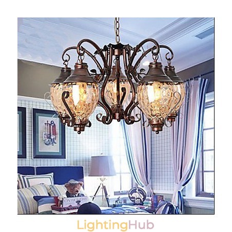 Retro European Pastoral Ancient Lron Chandelier Retro European Pastoral Ancient Lron Chandelier