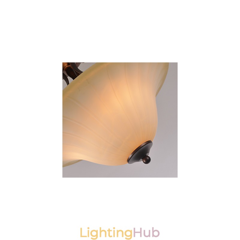 5 Vintage Mini Style Painting Metal Pendant Light