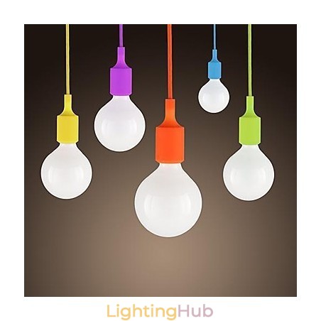 Mini Pendant 1 Light Modern Minimalist Silicone Candy Colors Mini Pendant 1 Light Modern Minimalist Silicone Candy Colors