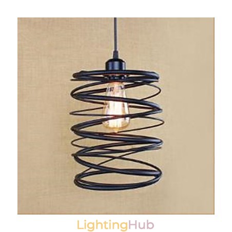 American Restoring Ancient Ways Wrought Iron Hob Creative Modern Single Head Droplight