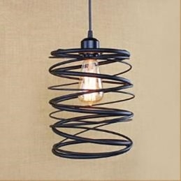 American Restoring Ancient Ways Wrought Iron Hob Creative Modern Single Head Droplight