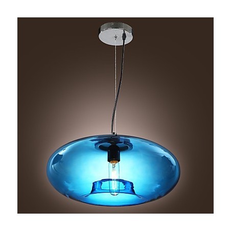 Pendant Light Modern Design Blue Glass Bulb Included Pendant Light Modern Design Blue Glass Bulb Included