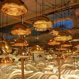 Modern Contemporary Painting Metal Pendant Light