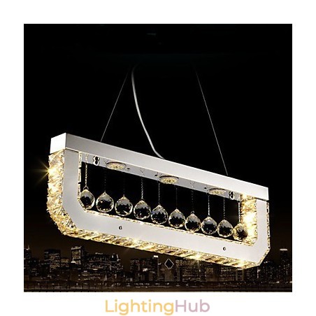Crystal Chandelier Droplight Of Rectangular Yellow Light Crystal Chandelier Droplight Of Rectangular Yellow Light