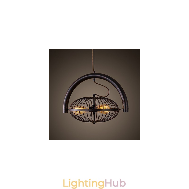 Retro Classic Metal Ceiling Fan Lights Simple Pendant Lamps Cafe Pendant Lamp