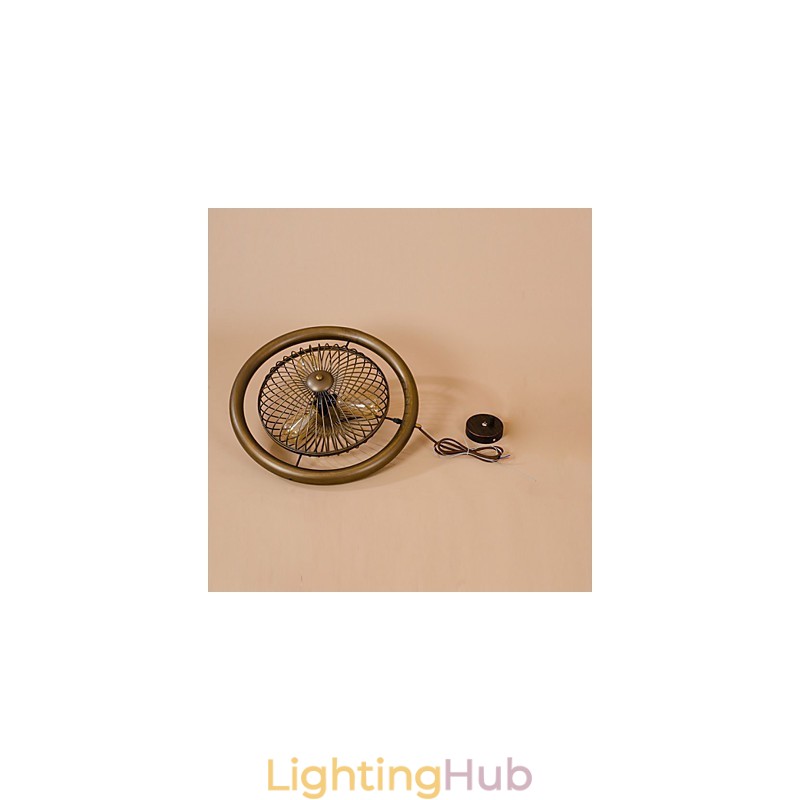 Retro Classic Metal Ceiling Fan Lights Simple Pendant Lamps Cafe Pendant Lamp
