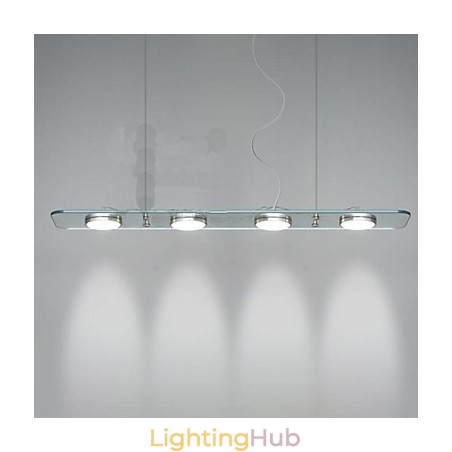 Restaurant Desk Lamp Rectangular Glass