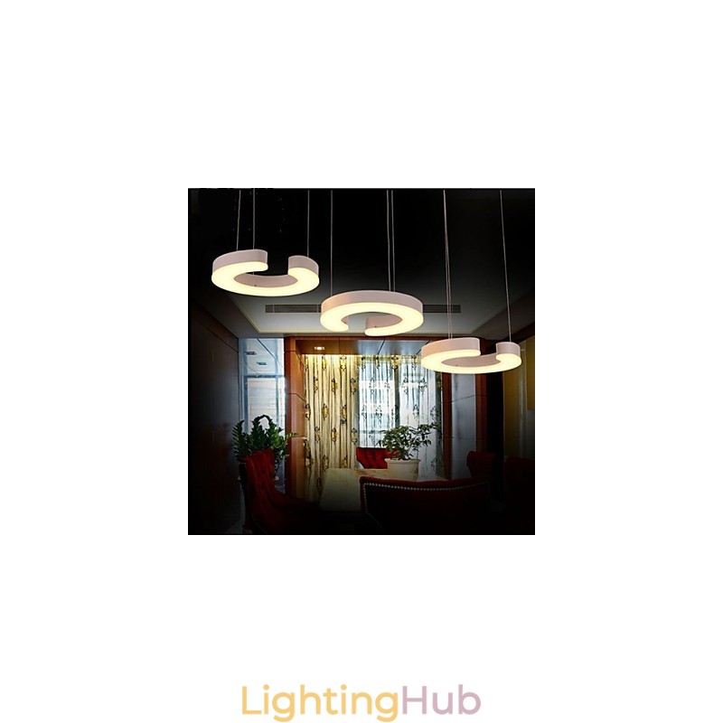 Three C Type Acrylic Chandelier Chandelier