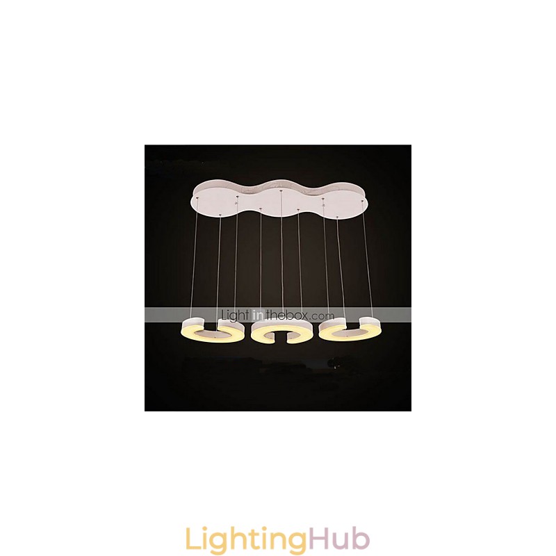 Three C Type Acrylic Chandelier Chandelier