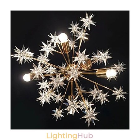 Creative Spark Wrought Iron Ball Stars Droplight Atmosphere Creative Spark Wrought Iron Ball Stars Droplight Atmosphere