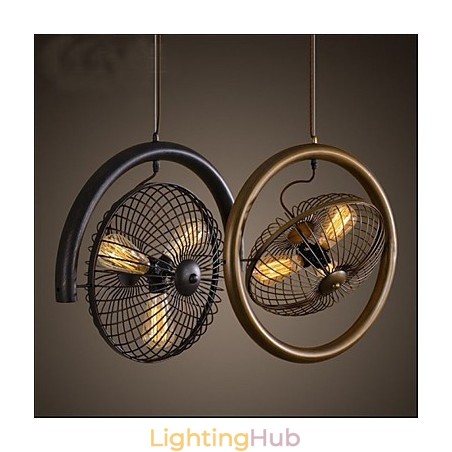 Retro Industrial Wind lamp fan pendant lamp American style Retro Industrial Wind lamp fan pendant lamp American style