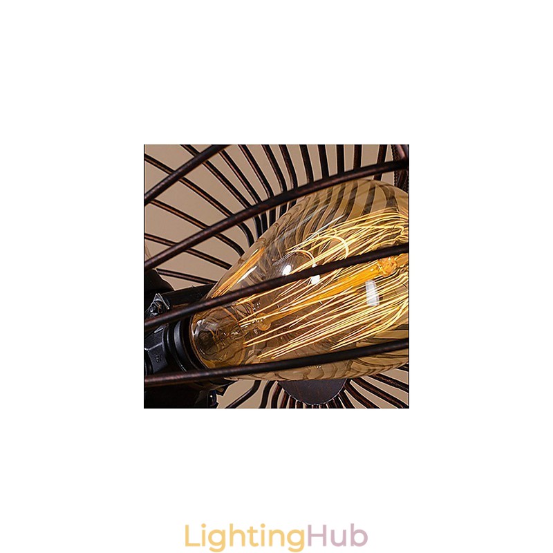 Retro Industrial Wind lamp fan pendant lamp American style