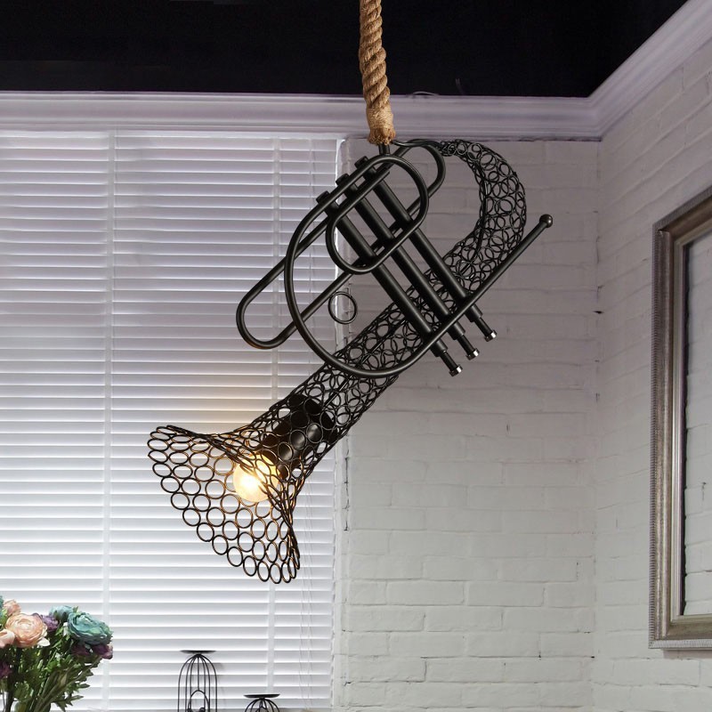 American Country Hemp lace T Retro Decorative Chandelier Chandelier