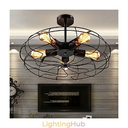 Industrial Vintage Metal Fan Pendant Lamp Steampunk Ceiling Chandelier Light Industrial Vintage Metal Fan Pendant Lamp Steampunk Ceiling Chandelier Light