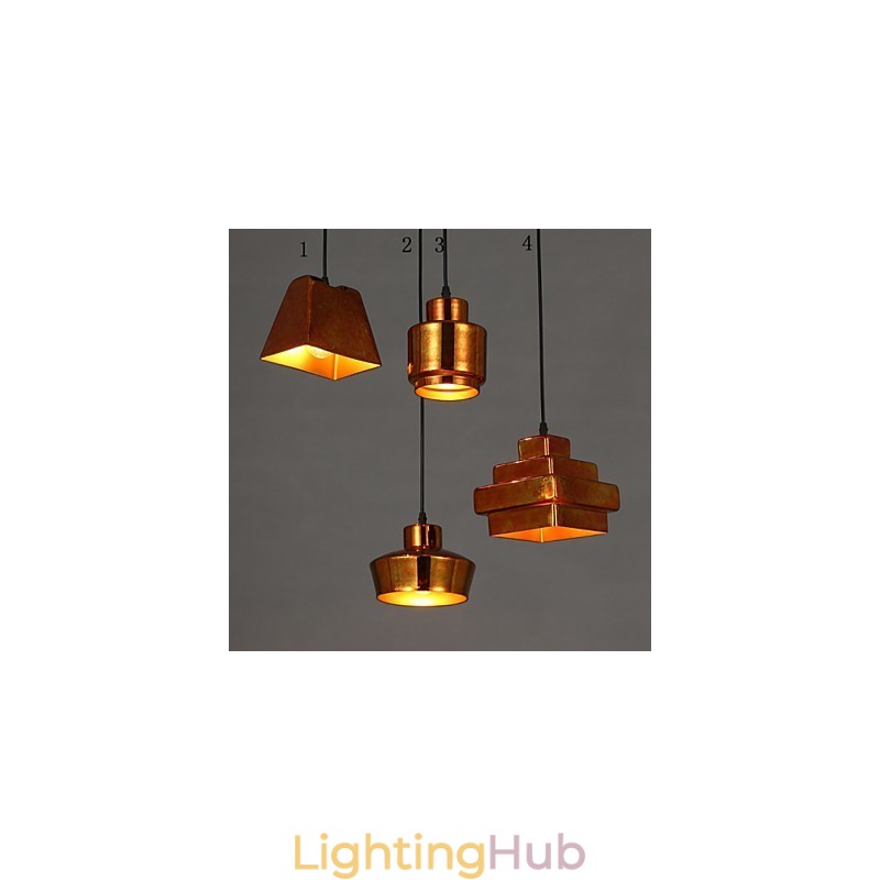 American Country Retro Glass Chandelier Rusty Sitting Droplight