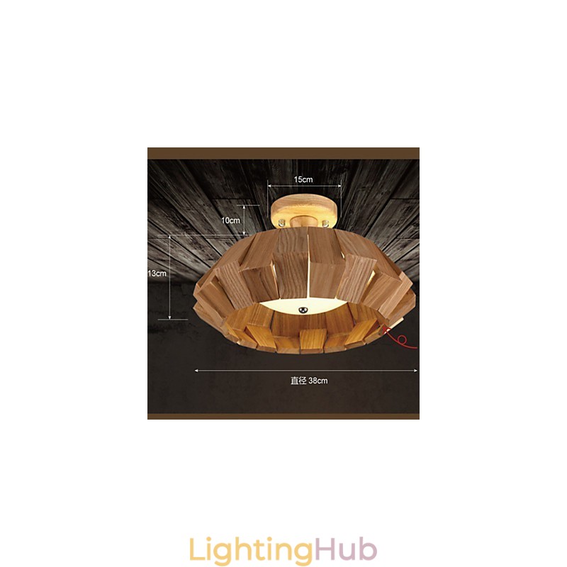 Modern Contemporary Country Mini Style Others Wood Bamboo Pendant Light