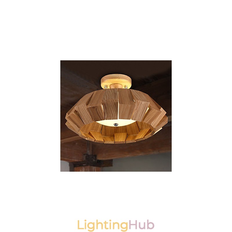 Modern Contemporary Country Mini Style Others Wood Bamboo Pendant Light