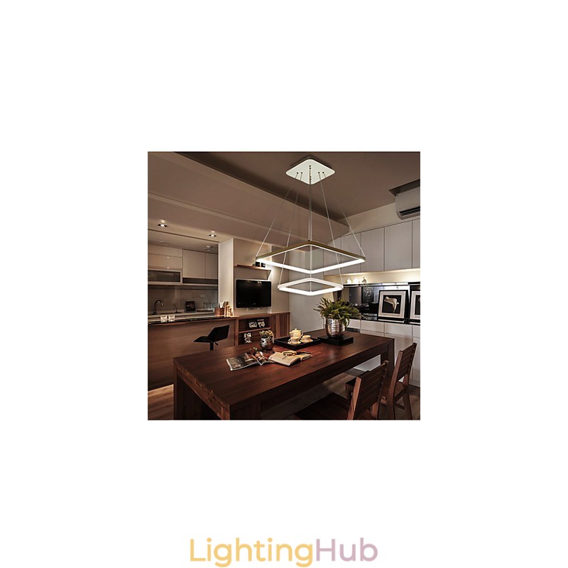 Modern Design 4Pendant Light Two Rings