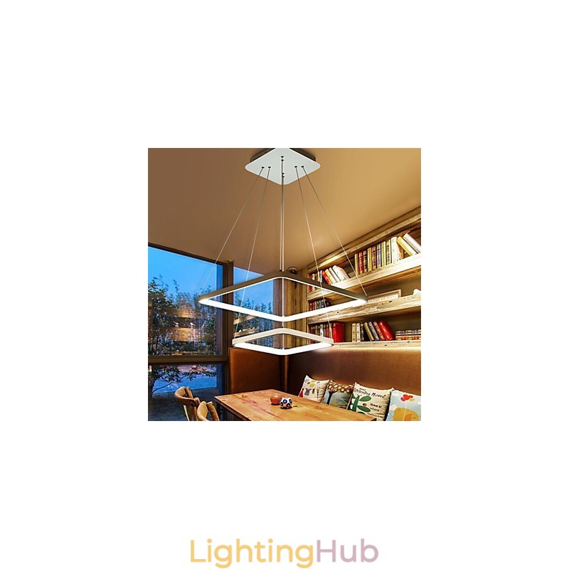 Modern Design 4Pendant Light Two Rings