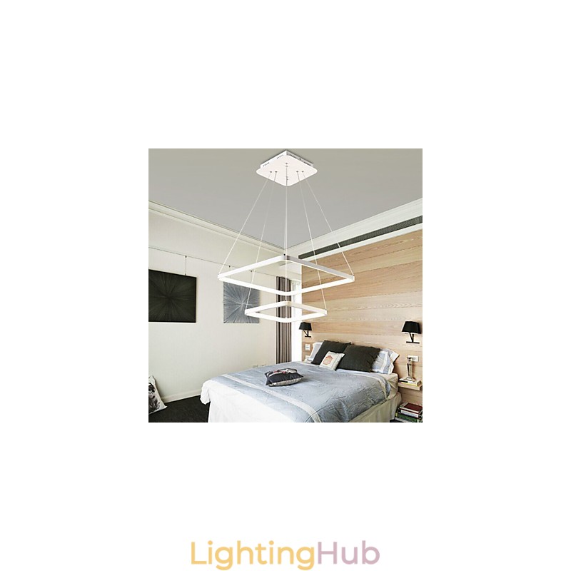 Modern Design 4Pendant Light Two Rings