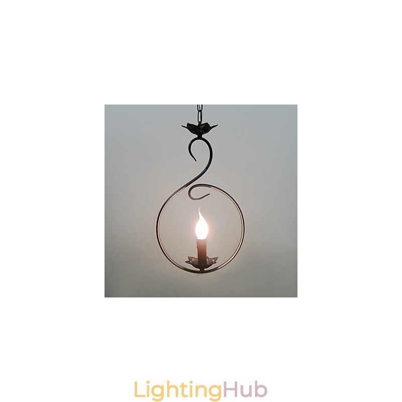 Country Mini Style Bronze Pendant Light