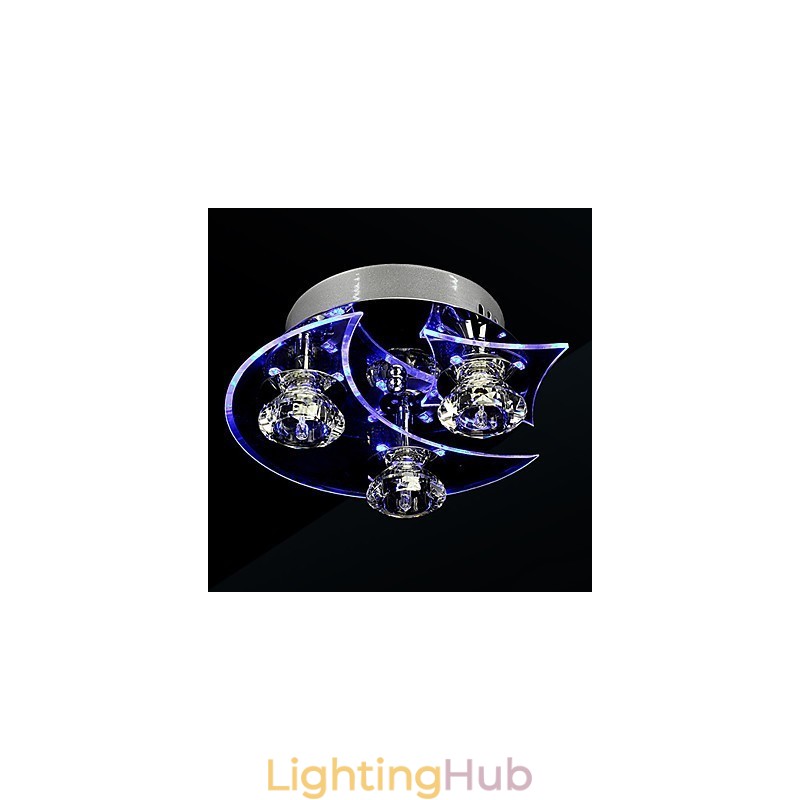 Chandelier Modern Crystal Living 3 Lights