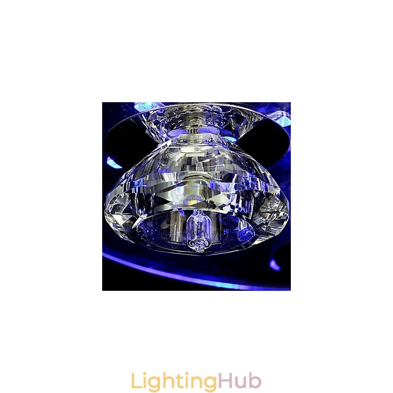 Chandelier Modern Crystal Living 3 Lights