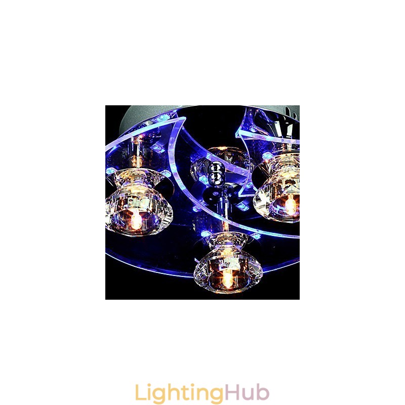 Chandelier Modern Crystal Living 3 Lights