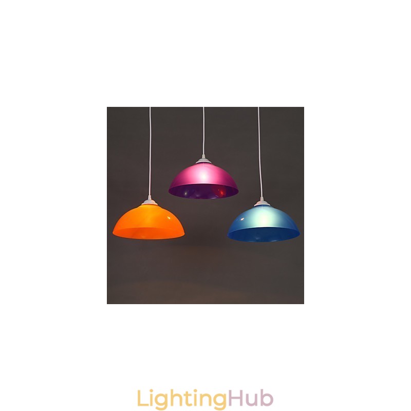 Single Head Acrylic Line Transparent Chimney Droplight Supermarket Lamp