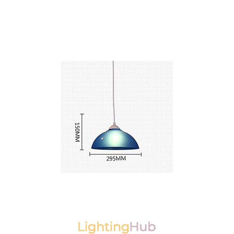Single Head Acrylic Line Transparent Chimney Droplight Supermarket Lamp
