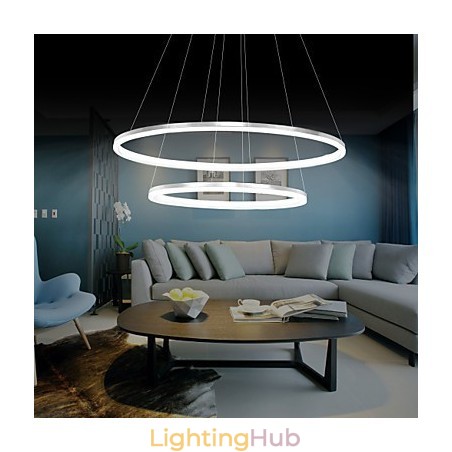 Modern Design Pendant Light 4High Quality Acrylic Double Ring Fit Modern Design Pendant Light 4High Quality Acrylic Double Ring Fit