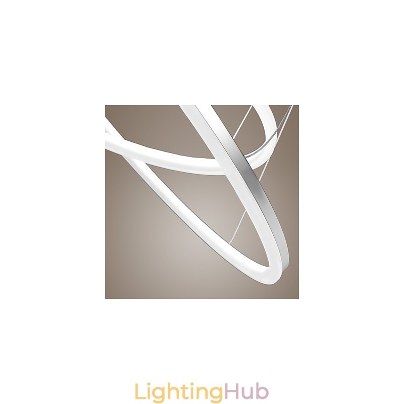 Modern Design Pendant Light 4High Quality Acrylic Double Ring Fit