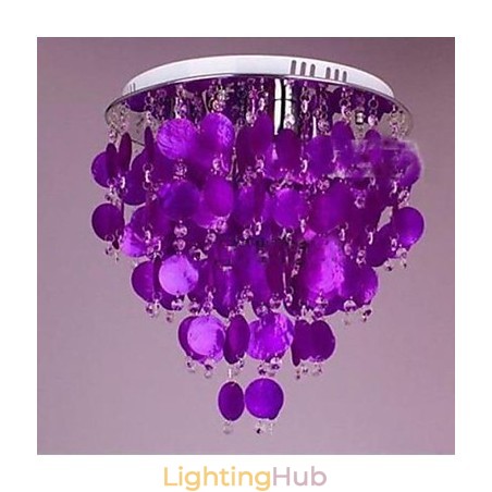 Warm Crystal Ceiling Lamp Shell Warm Crystal Ceiling Lamp Shell
