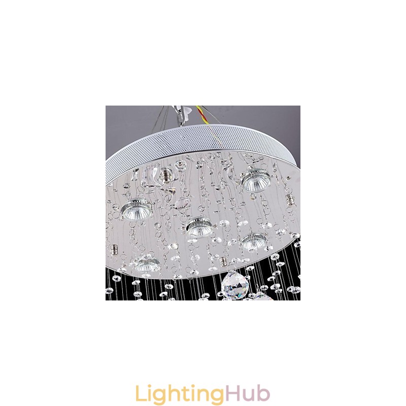 Modern Contemporary Traditional Classic Rustic Lodge Vintage Country Island Crystal Electroplated Metal Pendant Light