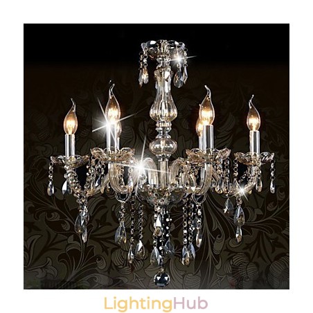 6 Lights Luxury Crystal Chandelier Cognac Color K9 Crystal Chandelier 6 Lights Luxury Crystal Chandelier Cognac Color K9 Crystal Chandelier