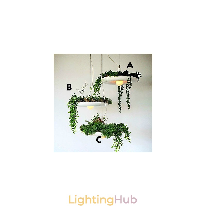 Aluminum Droplight Nordic Creative Contracted Sky Garden Lamps And Lanterns Light No Soil Plant