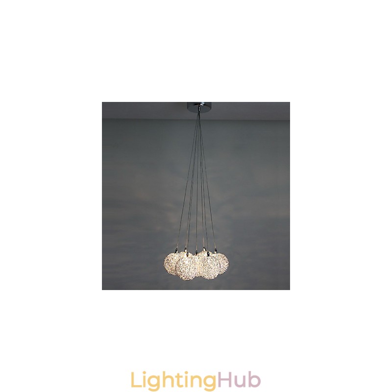 Modern Contemporary Mini Style Electroplated Metal Pendant Light