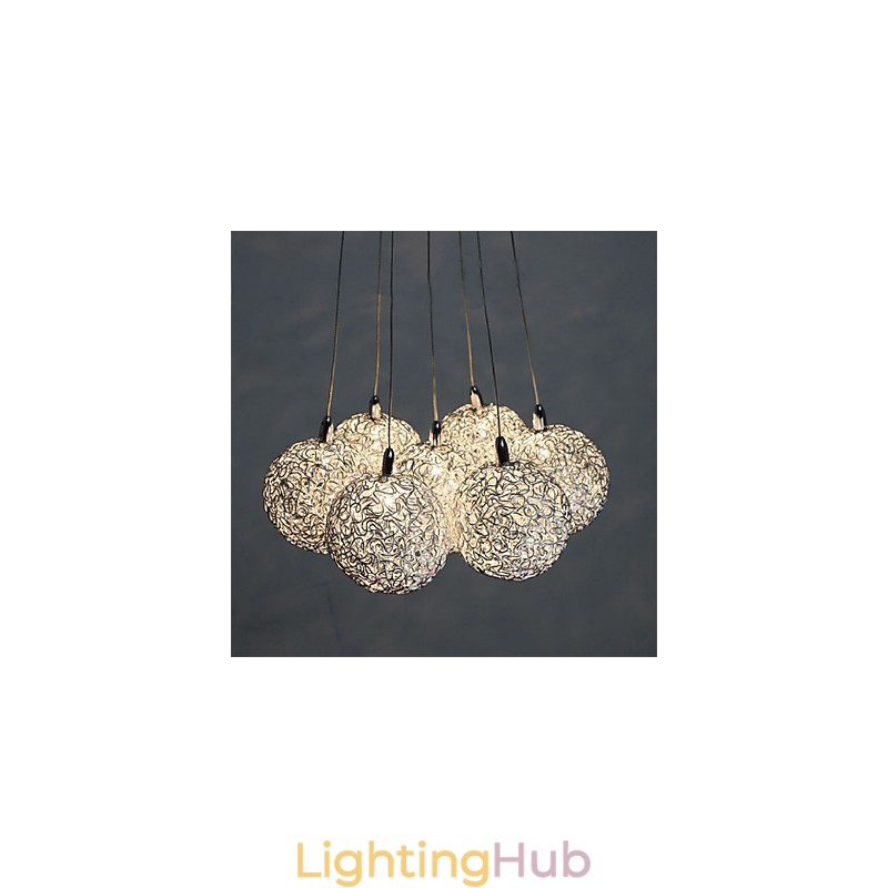Modern Contemporary Mini Style Electroplated Metal Pendant Light