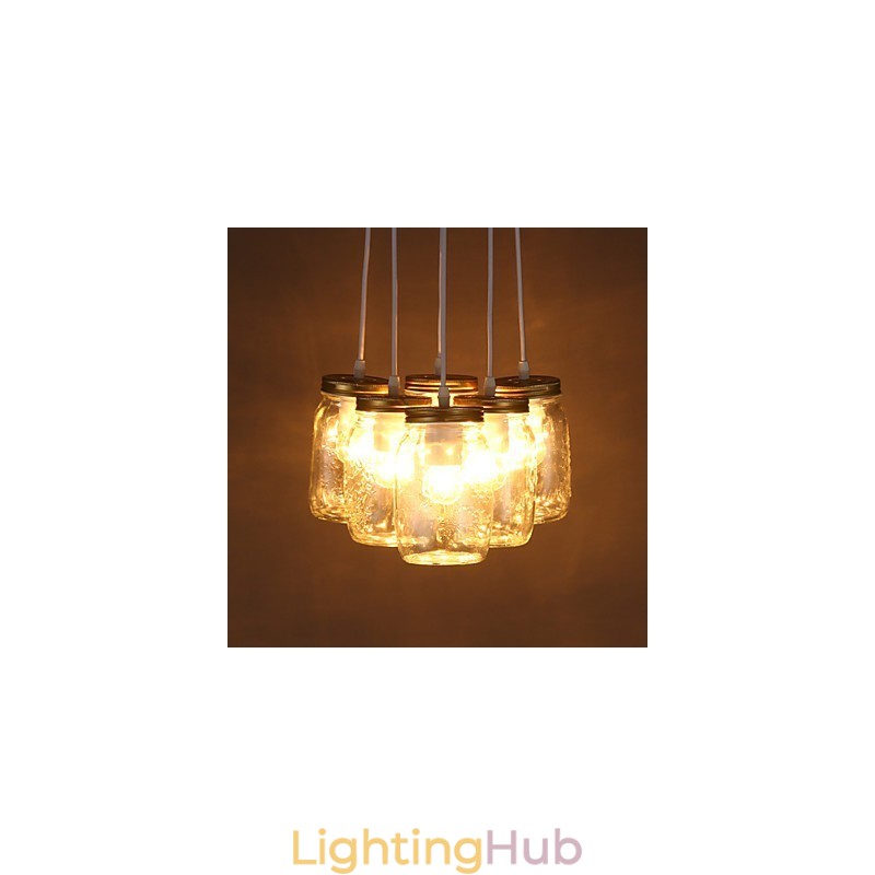 Creative Wishing Bottle Glass Sweet Children Three Droplight Lamp