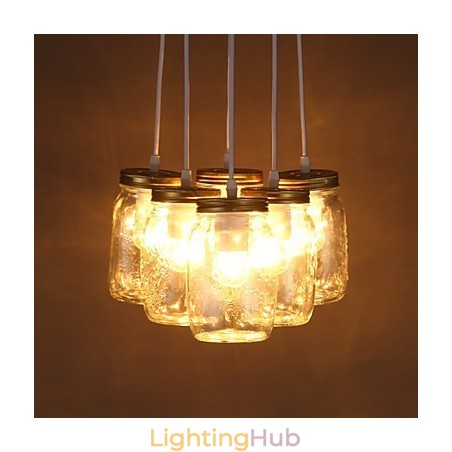 Creative Wishing Bottle Glass Sweet Children Three Droplight Lamp Creative Wishing Bottle Glass Sweet Children Three Droplight Lamp