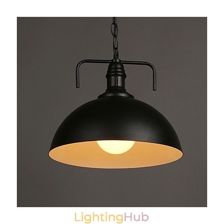Nordic American Country Industrial Semicircle Fashion Wrought Iron Single Head Droplight Nordic American Country Industrial Semicircle Fashion Wrought Iron Single Head Droplight