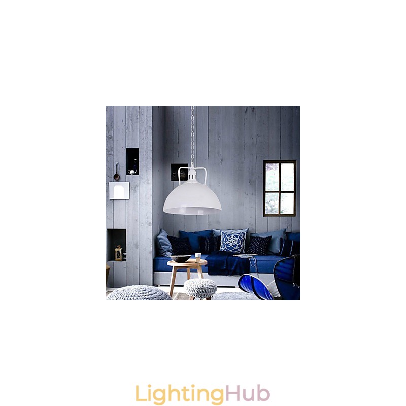Nordic American Country Industrial Semicircle Fashion Wrought Iron Single Head Droplight