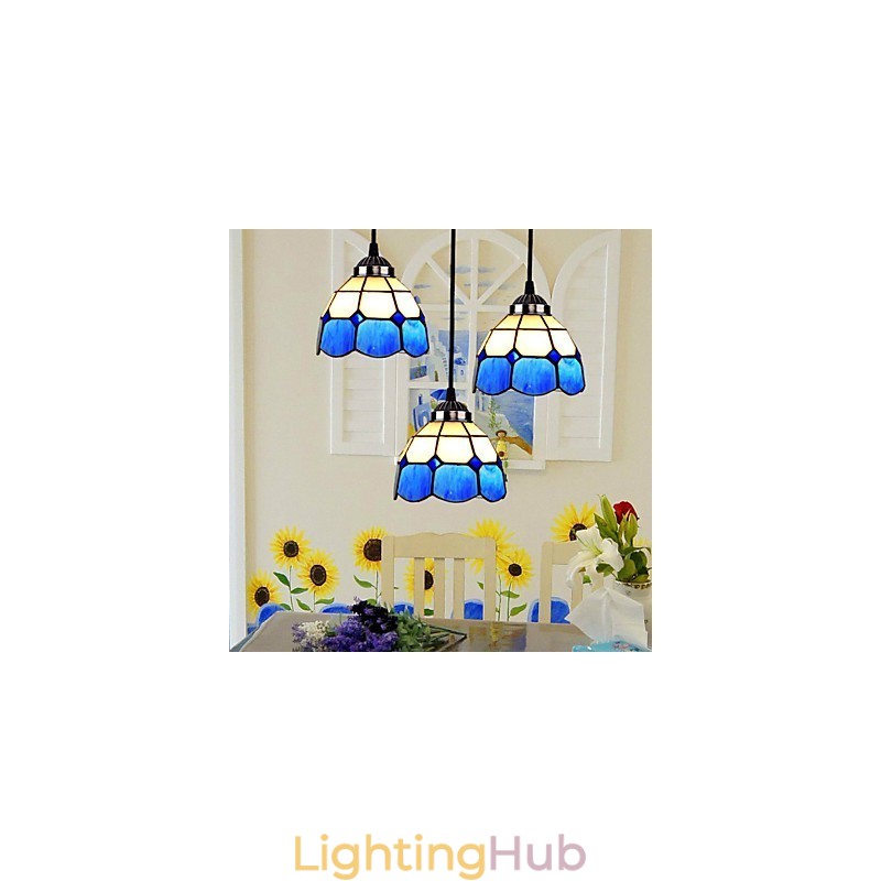 European Contracted Droplight Glass Lampshade Lamps And Lanterns Of The Mediterranean