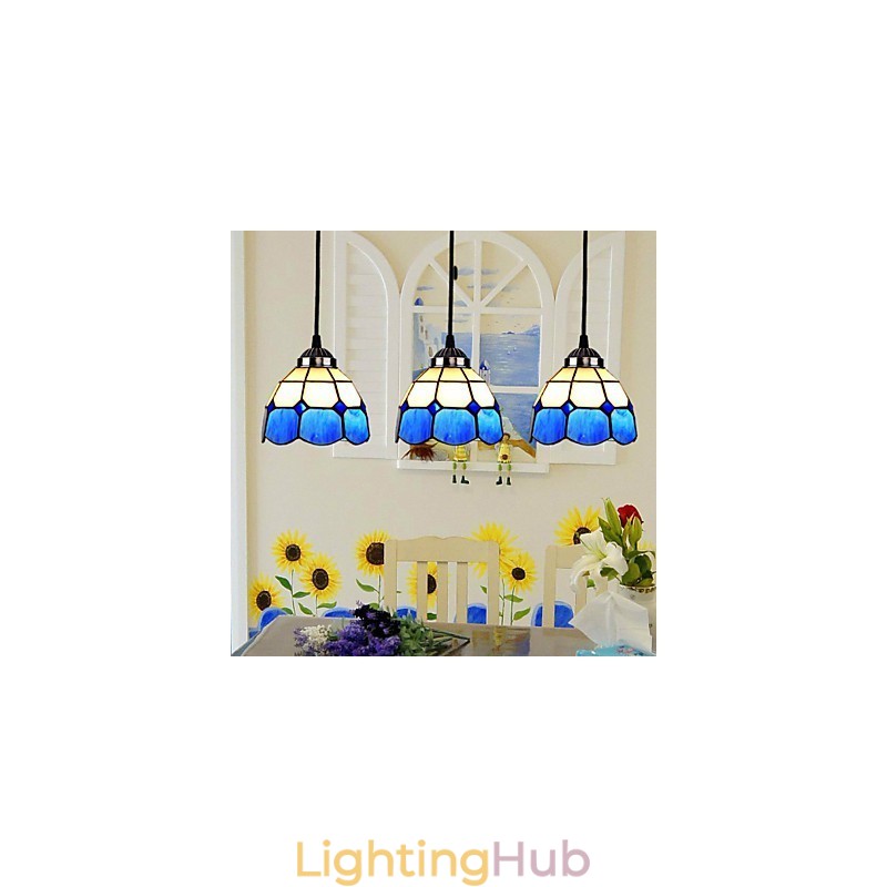 European Contracted Droplight Glass Lampshade Lamps And Lanterns Of The Mediterranean